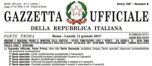 Gazzetta Ufficiale della Repubblica Italiana