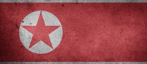 L'étendard de la Corée du Nord.