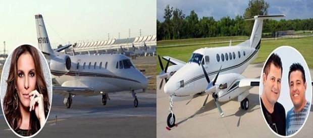 Famosos brasileiros e seus aviões Famosos brasileiros e seus aviões