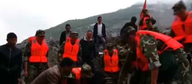 More than 100 missing after landslide in China via YouTube/euronews More than 100 missing after landslide in China via YouTube/euronews
