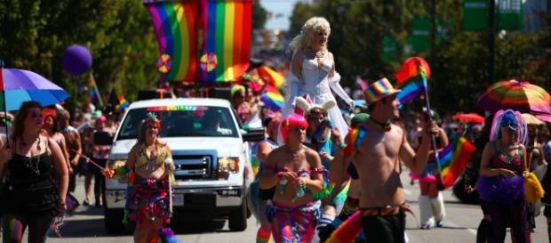 Several protesters blocked Washington gay pride parade. -Flickr Several protesters blocked Washington gay pride parade. -Flickr