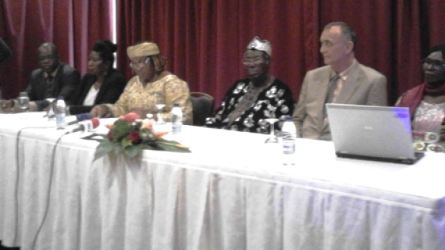 Panel des membres du SPIHT à l'hôtel Hilton de Yaoundé