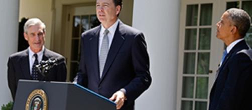 James Comey speaks at the White House / Photo public domain federal govt