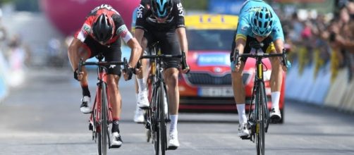 Jakob Fuglsang, vittoria di misura in volata