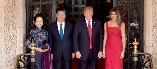 President Donald Trump and Chinese President Xi Jingping, April 6, 2017 (wikimediacommons)
