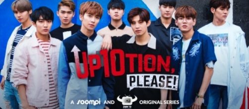 Official poster for 'UP10TION, Please!/Photo via Viki, Soompi, and ZanyBros