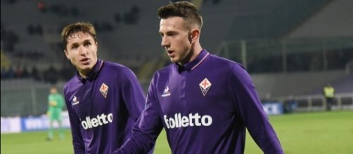 Bernardeschi e Chiesa, due pezzi pregiati della Fiorentina - foto labaroviola.com