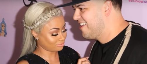 Former engaged pair Blac Chyna and Rob Kardashian are now embroiled in a legal war. (YouTube/TMZ)
