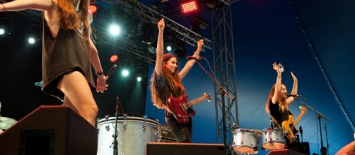 Haim at Way Out West 2013 in Gothenburg, Sweden. Photo credit: Kim Metso via Wikimedia