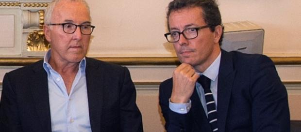 Franck MCCourt et Jacques-Henri Eyraud Franck MCCourt et Jacques-Henri Eyraud