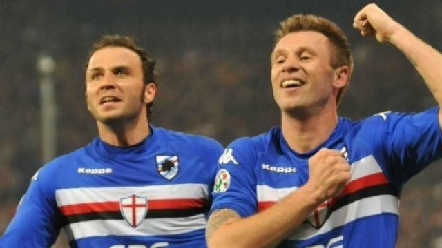 Antonio Cassano e Giampaolo Pazzini di nuovo insieme