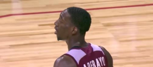 Bam Adebayo helped lead the Miami Heat to a Summer League victory over the Wizards on Monday. [Image via NBA/YouTube]