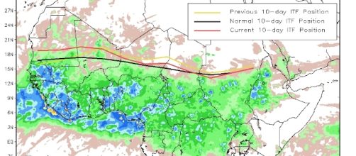 Ecco le precipitazioni sopra la media annua cadute sul territorio sahariano