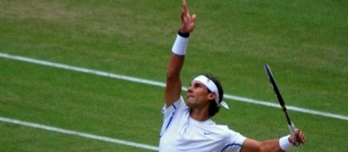 Rafael Nadal during his semi-final with Andy Murray. Nadal won 5-7 6-2 6-2 6-4. Day 11 of Wimbledon 2011 by Carine06 via Flickr