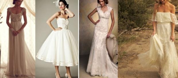 abiti da sposa vintage chic anni '20 abiti da sposa vintage chic anni '20