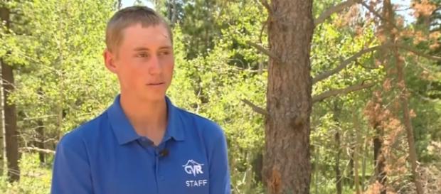 Dylan was attacked by a bear while he was asleep - YouTube/CBS News Dylan was attacked by a bear while he was asleep - YouTube/CBS News