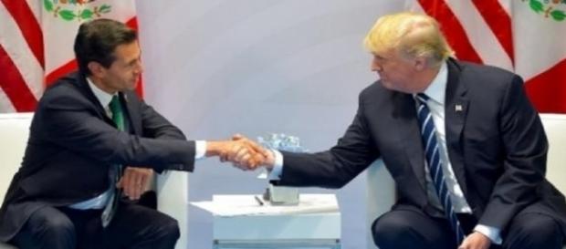Enrique Peña Nieto y Donald Trump en la Cumbre G-20 Enrique Peña Nieto y Donald Trump en la Cumbre G-20