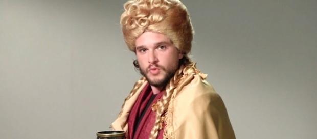 Kit Harington interpreta Cersei Lannister no programa Jimmy Kimmel Live (Foto: Divulgação) Kit Harington interpreta Cersei Lannister no programa Jimmy Kimmel Live (Foto: Divulgação)