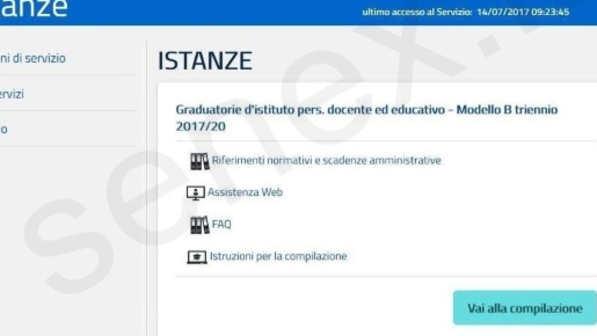 Graduatoria Distituto Guida Alla Compilazione Del Modello B