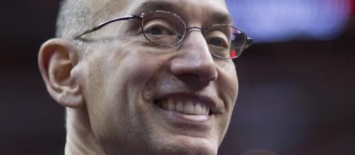 Adam Silver at a game between the Cleveland Cavaliers and Washington Wizards. - image via Keith Allison on Wikimedia