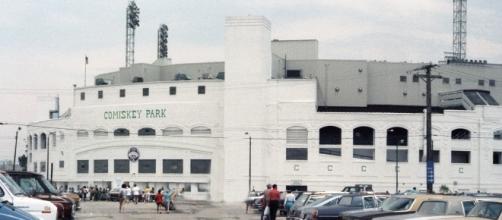 Comiskey Park was the scene of demolition disco night in 1979. [Image via Wiki Commons]