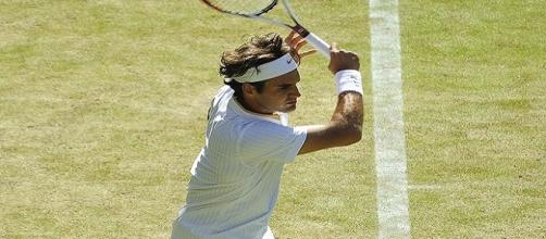 Roger Federer during 2009 Wimbledon/ Photo: Justin Smith via Flickr CC BY-SA 2.0