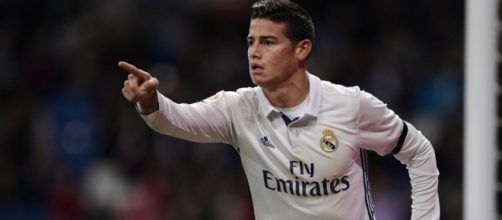 Real Madrid forward James Rodriguez joins Bayern Munich on two year loan (Image Credit: pinterest.com)