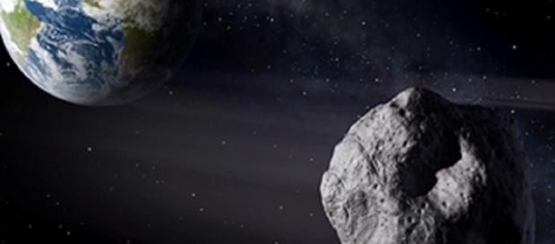 An asteroid approaches Earth (NASA - gov) An asteroid approaches Earth (NASA - gov)