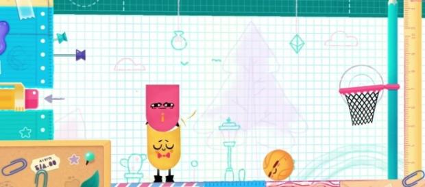 You can play 'Snipperclips' on the Nintendo Switch with a friend (image source: YouTube/XCageGame) You can play 'Snipperclips' on the Nintendo Switch with a friend (image source: YouTube/XCageGame)