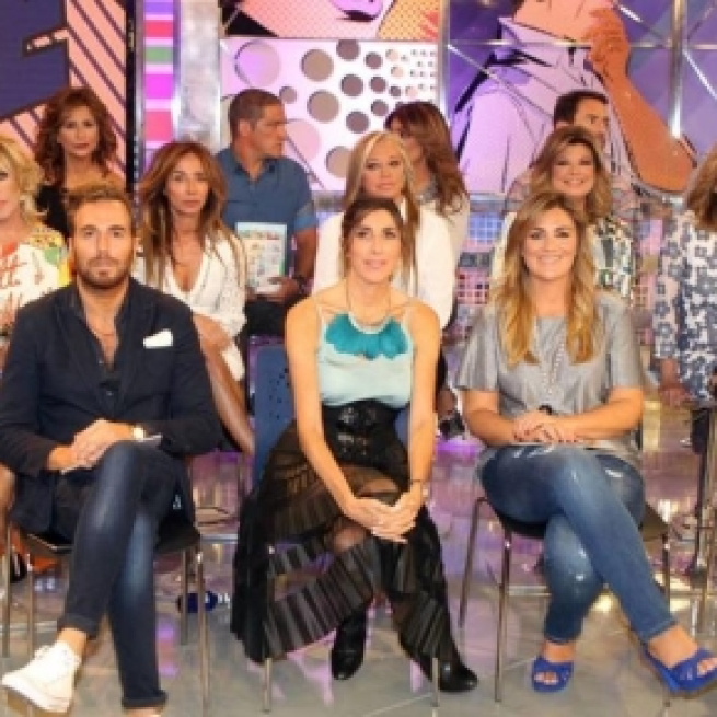La foto de todo el equipo de Sálvame