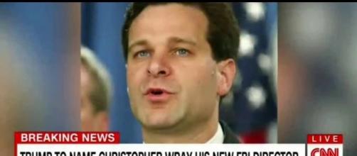 Christopher Wray says the Russian investigation is not a witch hunt. Photo via Camnews, YouTube.