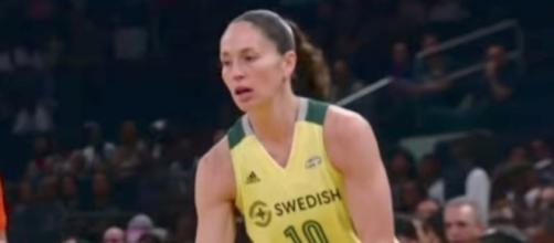 Sue Bird was voted to her 10th WNBA All-Star Game for her legendary career. [Image via WNBA/YouTube]