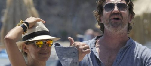 Barbara D'Urso e Gerard Butler insieme a Ischia