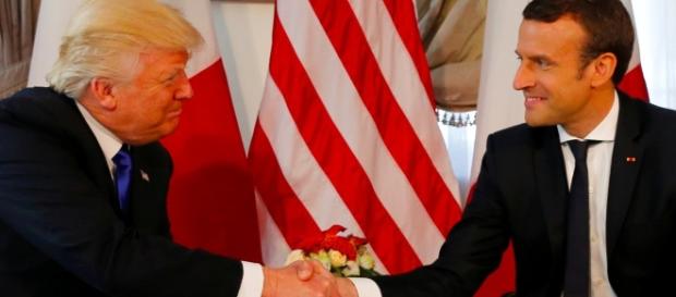 Emmanuel Macron and Donald Trump meet in Paris for Bastille Day Emmanuel Macron and Donald Trump meet in Paris for Bastille Day