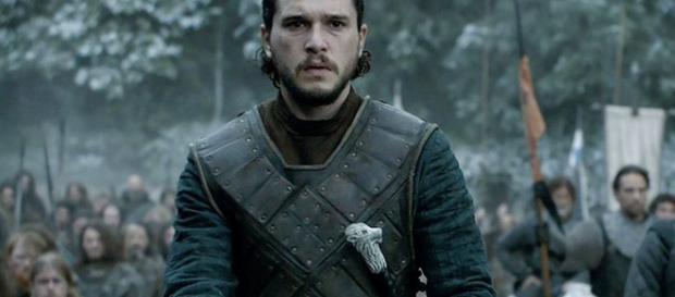 Jon Snow no nono episódio da sexta temporada de Game of Thrones Jon Snow no nono episódio da sexta temporada de Game of Thrones