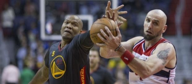 Marreese Speights and Marcin Gortat - Keith Allison via Flickr Marreese Speights and Marcin Gortat - Keith Allison via Flickr