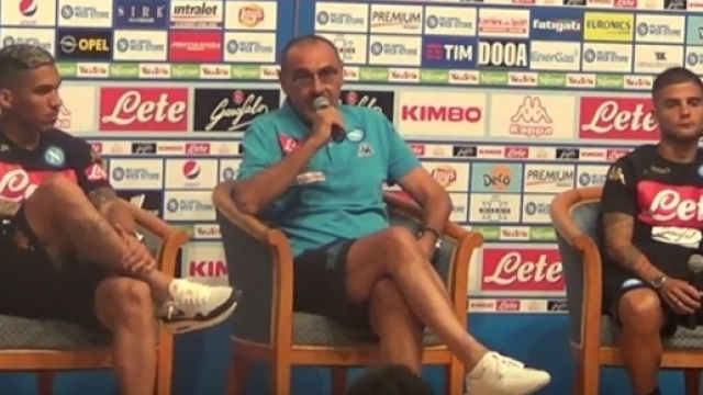 Maurizio Sarri, allenatore del Napoli