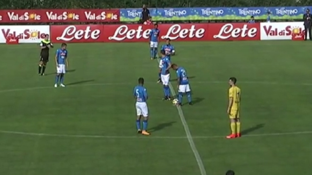 Napoli impegnato in amichevole