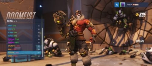 Doomfist's "Avatar" skin in 'Overwatch' (image source: YouTube/Overwatch Central)