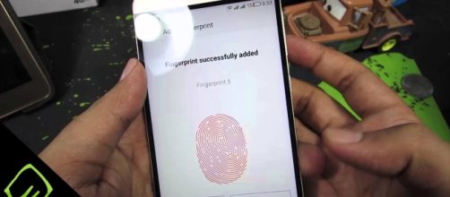 Fingerprint is a common body part used in biometric technology. Photo via Greedy Tech, YouTube.