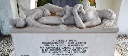 Monumento in ricordo della strage di Sant'Anna di Stazzema avvenuta il 12 agosto 1944