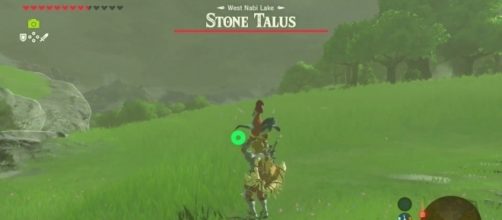Using a Cucco as a weapon in "Breath of the Wild" (image source: YouTube/QP GAMES)