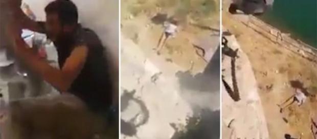 Un video arată cum militanții ISIS sunt aruncați de pe clădiri și împușcați de către trupele irakiene - Foto: Daily Mail (@mosuleye - Twitter) Un video arată cum militanții ISIS sunt aruncați de pe clădiri și împușcați de către trupele irakiene - Foto: Daily Mail (@mosuleye - Twitter)