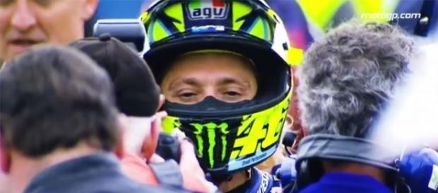 Valentino Rossi, pilota della Yamaha Valentino Rossi, pilota della Yamaha