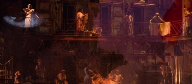 Catfish Row from George and Ira Gershwins’ ‘Porgy and Bess.’ Photo: Karli Cadel/The Glimmerglass Festival, used with permission. Catfish Row from George and Ira Gershwins’ ‘Porgy and Bess.’ Photo: Karli Cadel/The Glimmerglass Festival, used with permission.