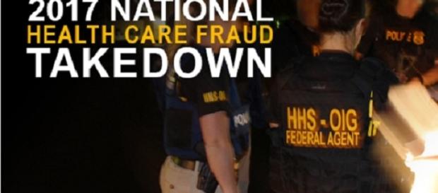 National Health Care Fraud Takedown Credits:U.S office of inspector general https://oig.hhs.gov/newsroom/media-materials/2017/2017-takedown.asp National Health Care Fraud Takedown Credits:U.S office of inspector general https://oig.hhs.gov/newsroom/media-materials/2017/2017-takedown.asp