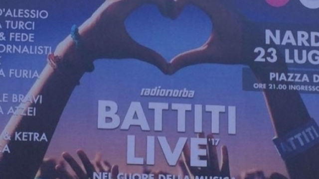 Battiti Live Nardò 2017: i cantanti attesi per l'evento del 23 luglio 2017.