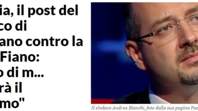 Il sindaco di Trenzano, Andrea Bianchi