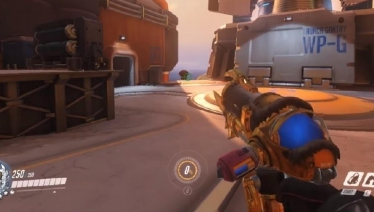 Overwatch Bug In Watchpoint Gibraltar Has A Hole That Eats Projectiles