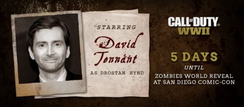 ‘Call of Duty: WWII’ ‘Dr.Who’ actor unveiled as Zombies Mode’s Drostan Hynd(Call of Duty/Twitter)